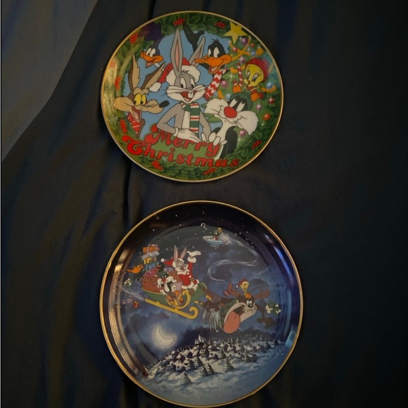 Looney Tunes Christmas Collector Plates - Picture 1 of 5